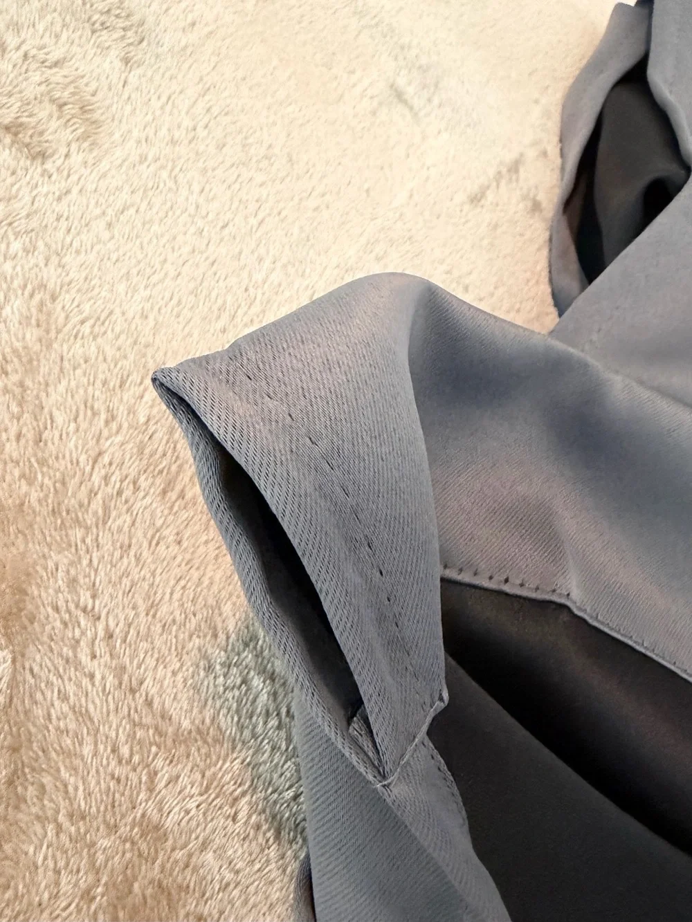 Dark Grey Blackout Curtains Two Pack